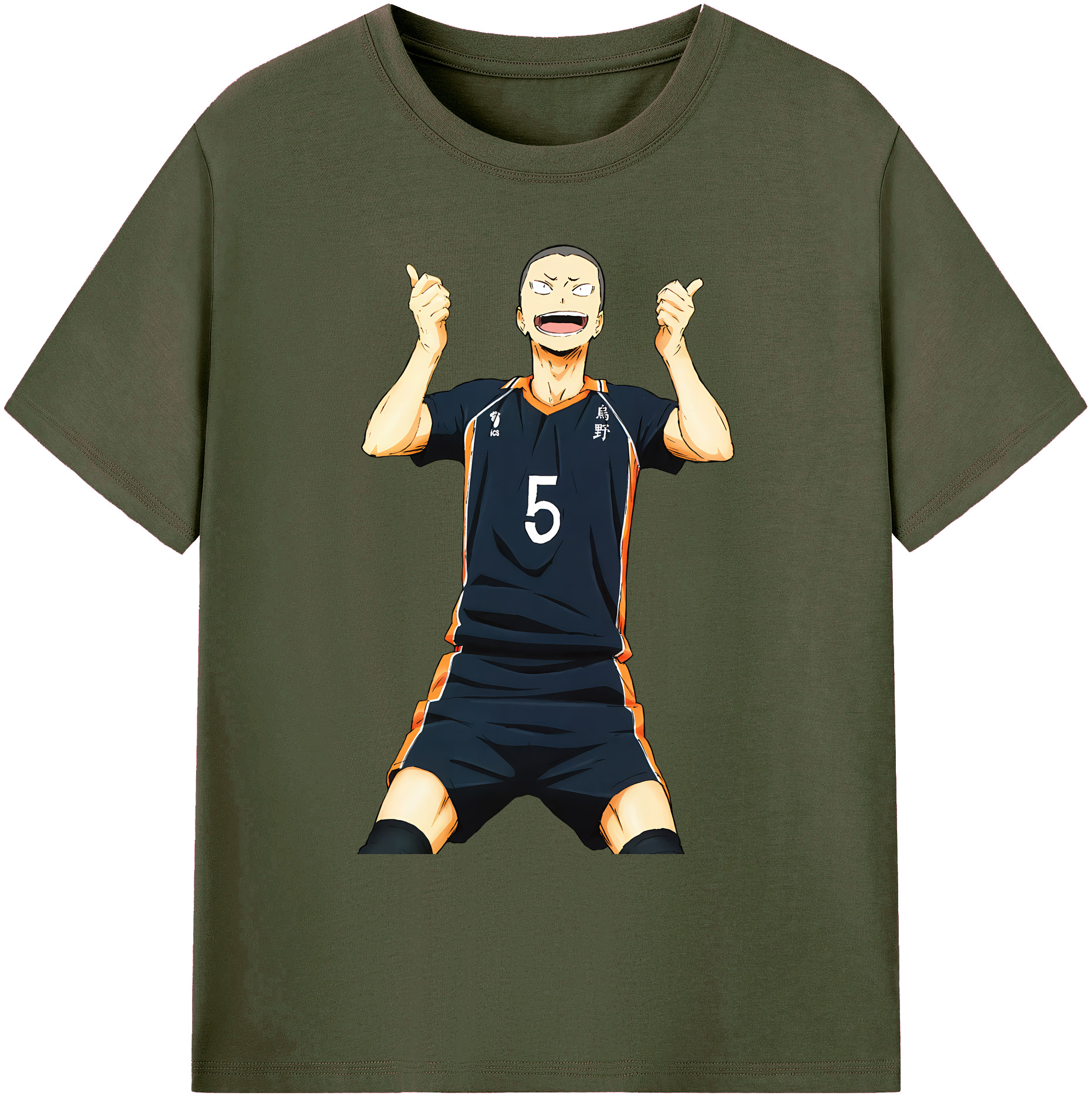 （画像用） ハイキュー!! Haikyu!! 綿100％ メンズ半袖Tシャツ｜肌触りやわらか＆通気性